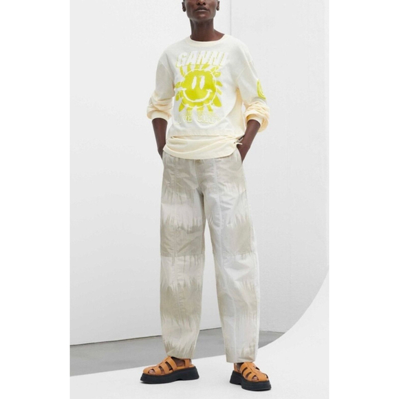 GANNI Curved Shell Ikat pant nwt - Picture 1 of 4